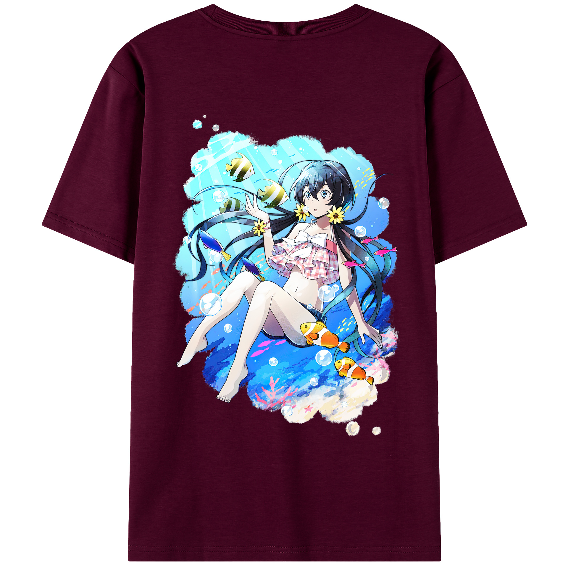 （画像用） 文豪ストレイドッグス Bungo Stray Dogs レディース半袖Tシャツ(バックプリント)